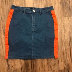 Misguided Denim Skirt